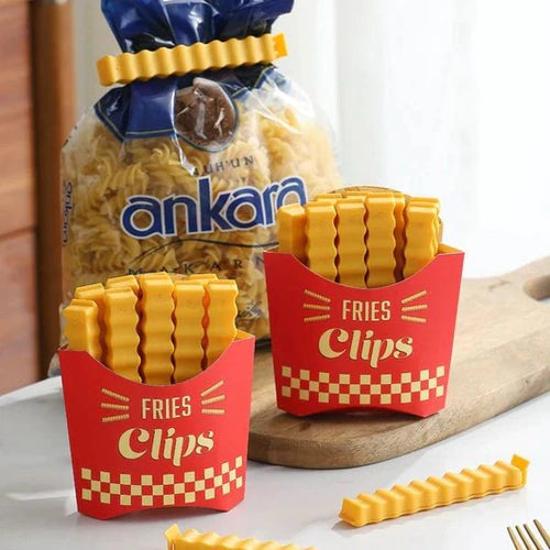 Magnetiske pommes frites stil matpakketang (12stk) Skanto