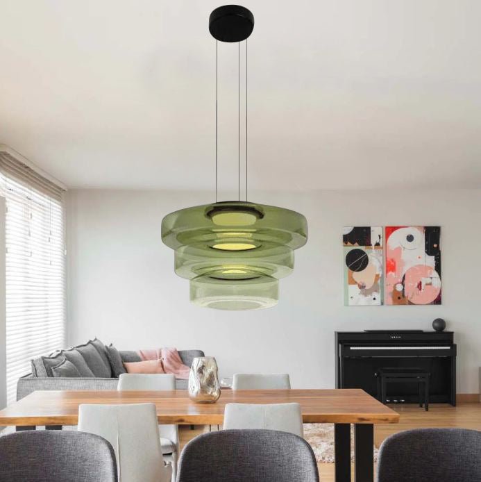 Skanto | Modern Glass Pendant Lamp in Bauhaus Style - AuroraSphere