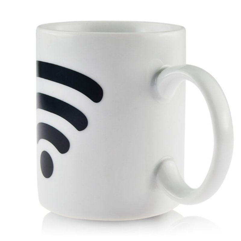 Wi-Fi Signal Magic Varmefølsom Fargeendring Keramikk Kaffe Krus | Skanto