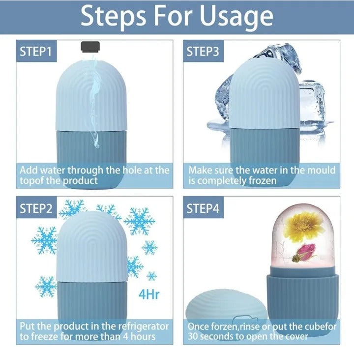 Silicone Face Ice Roller Skanto