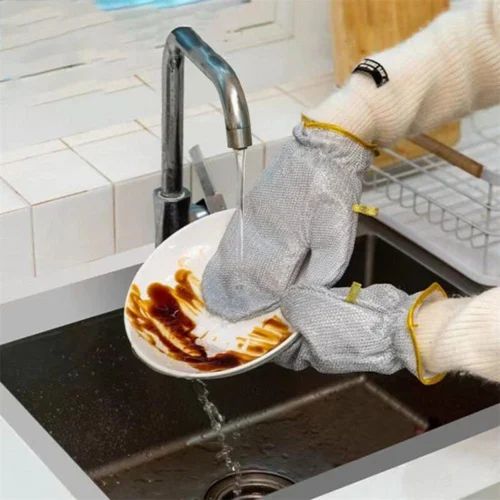 Tråd oppvaskhansker (Pakke med 2) Skanto