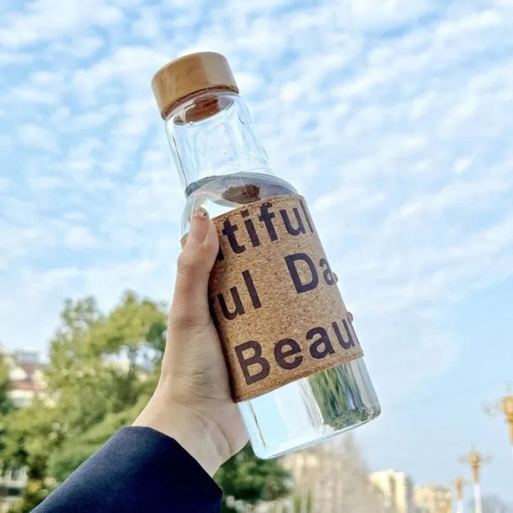 Vannflaske i tre kork 550ML Skanto