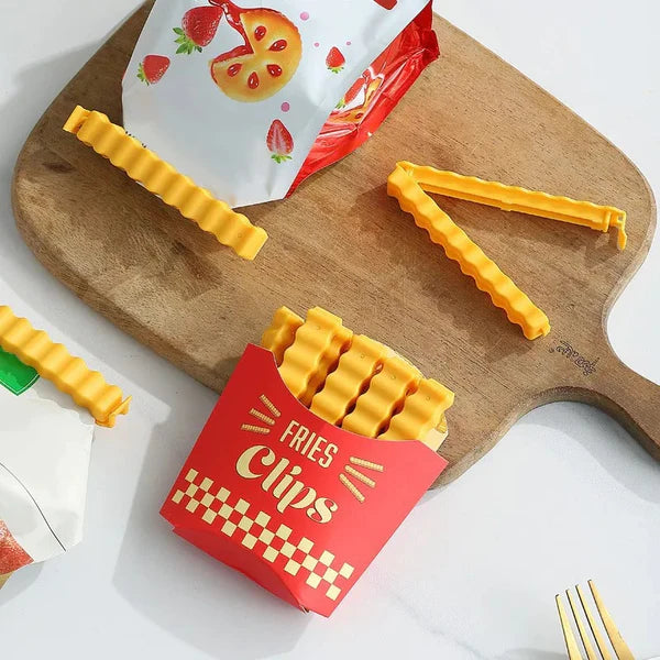 Magnetiske pommes frites stil matpakketang (12stk) Skanto