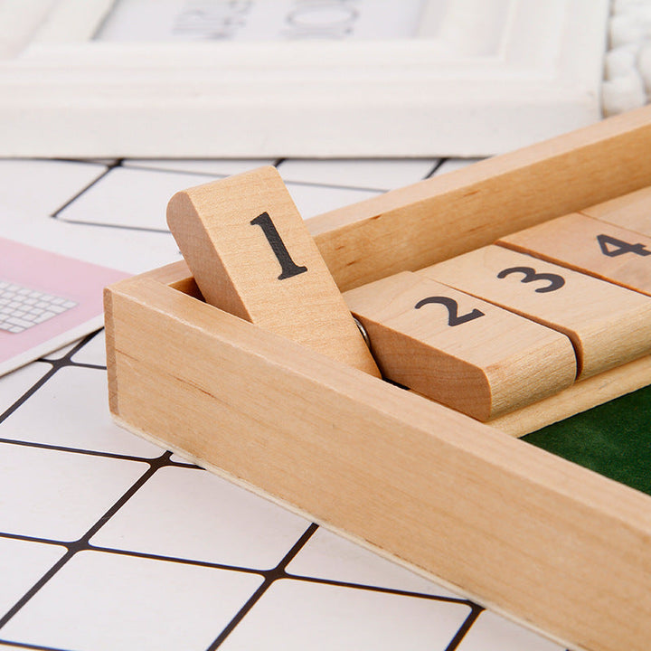 Skanto | Shut The Box Spill - Morsomt Bordmatspill for Voksne & Barn