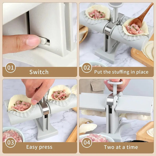Dobbelt Sides Dumpling Maker Skanto