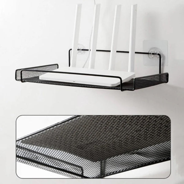 Vegghengt Router Mesh Hylle Skanto