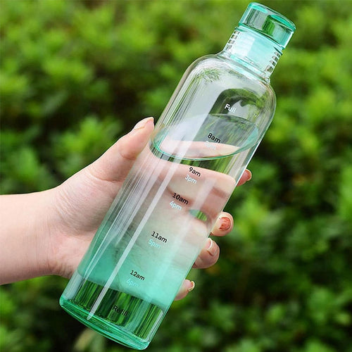 Plastiske Vannflasker Med Tidsmarkør 500 ML Skanto