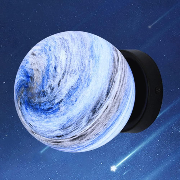 Skanto | Glass Ceiling Light Modern Globe Fixture