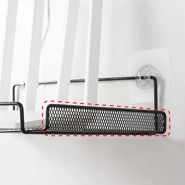 Vegghengt Router Mesh Hylle Skanto