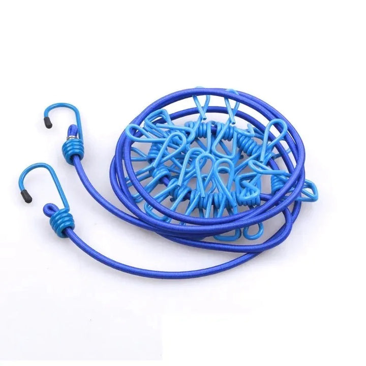 12 Klyper Elastisk Klesline Skanto