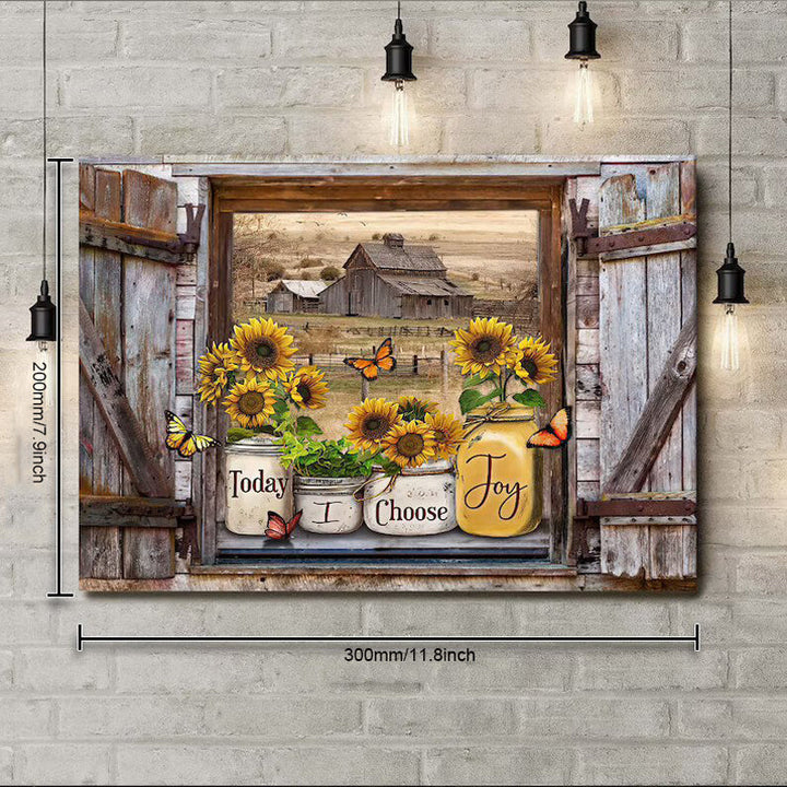 Skanto | 🌻Butterfly Sunflower Wall Art🦋