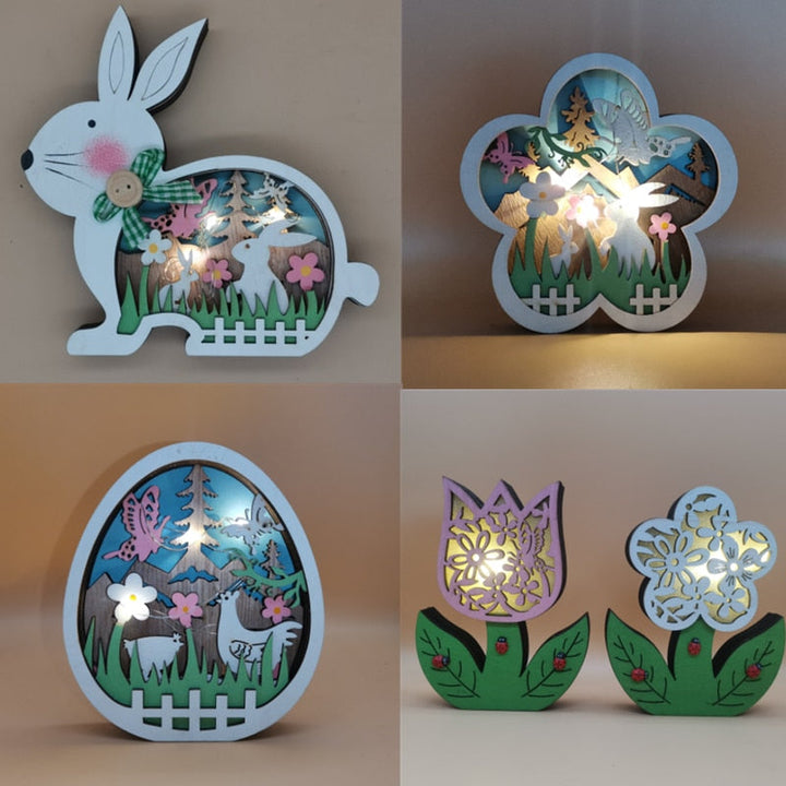 Treasure påske dekorasjon med LED lys | Skanto