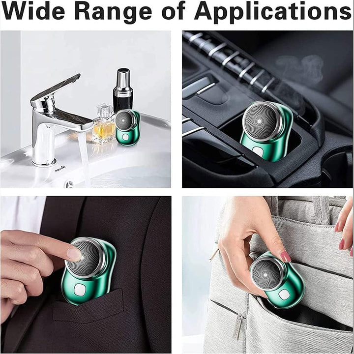 Mini elektrisk lomme smertefri barbermaskin (Vanntett) Skanto