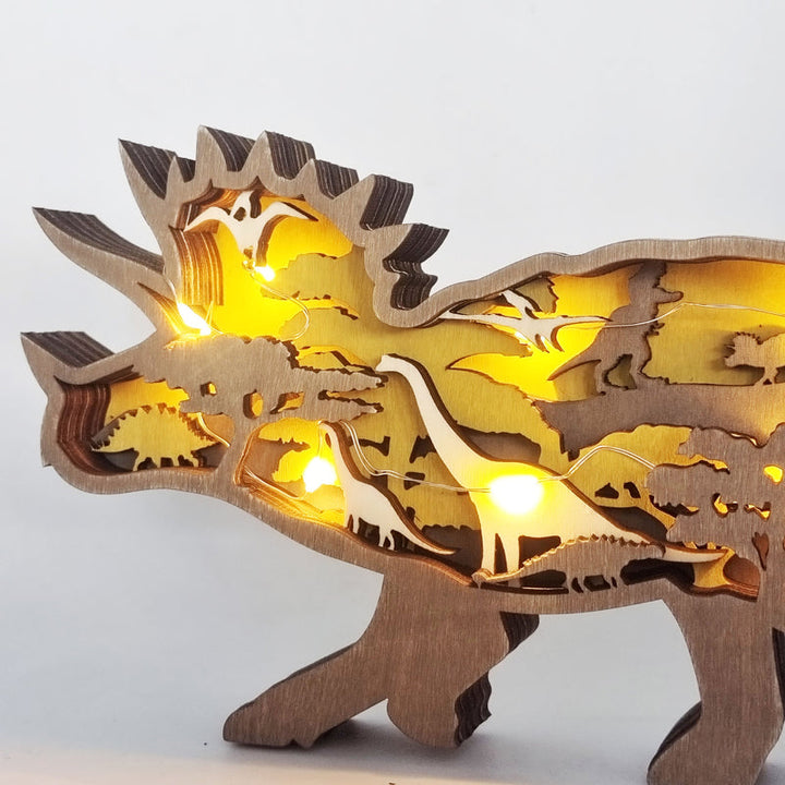 Skanto | 3D Kreativ Tre Dyre Snitting Håndverksgave