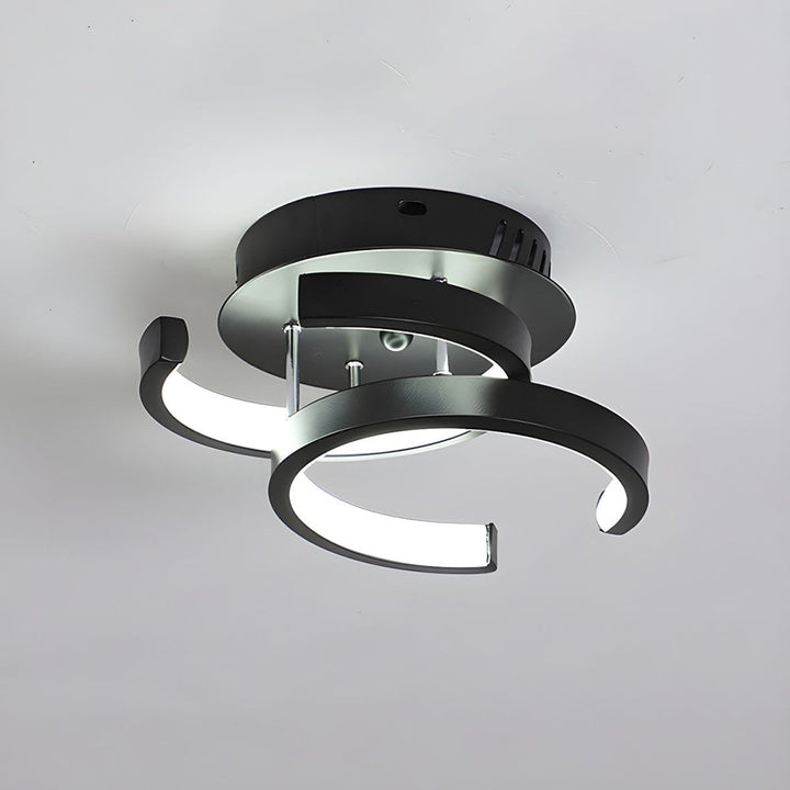 Skanto | Taklampe med LED svart metallramme