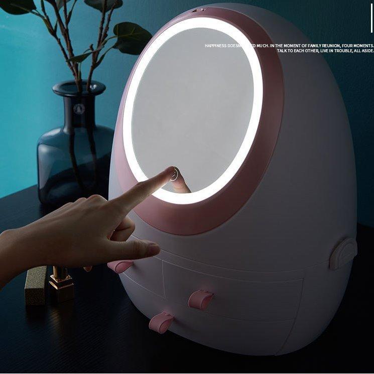LED Spejl Kosmetikkasse | Skanto