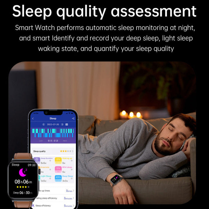 GlucoseGuardian Smartwatch: Präziser Blutzuckersensor og -monitor – Unverzichtbare Gesundheitsuhr for das Blutzuckermanagement