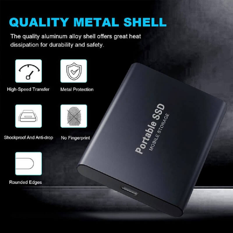 SSD Ekstern Harddisk Harddisk Lagring SSD 1 2 4 8 12 16 32 64 TB Ekstern | Skanto
