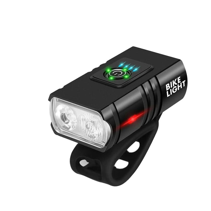 Skanto | NightRay – LED sykkellykt med USB-lading og 1500 lumen for trygge natturer