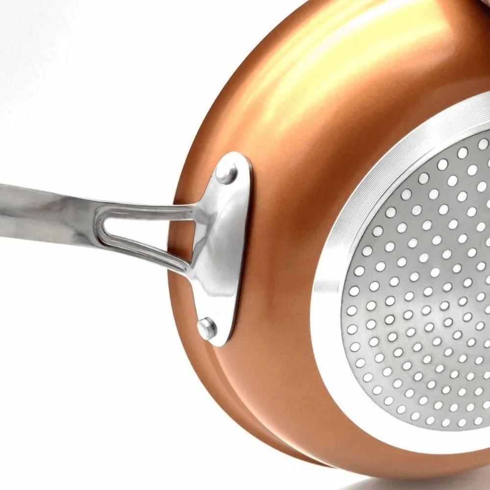 Skanto | Profesjonell kobberpanne med non-stick belegg og perfekt varmefordeling