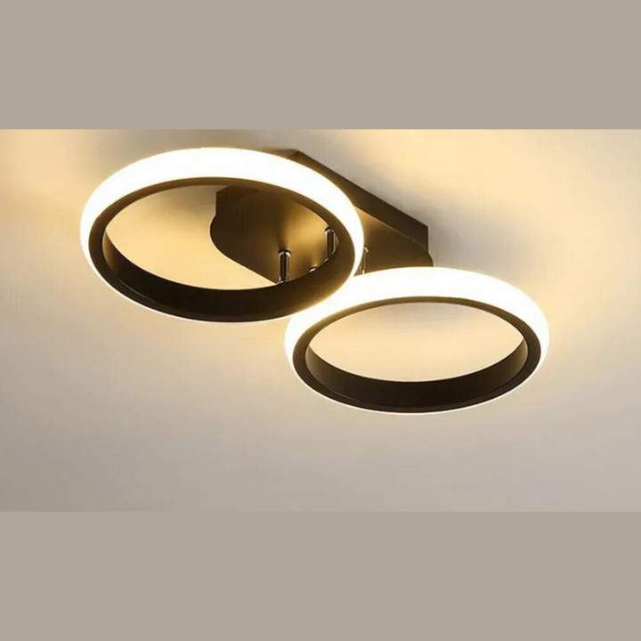 Moderne LED Ring Kroonlås – Minimalistisk Taklampe for Stue og Spiseområde | Skanto