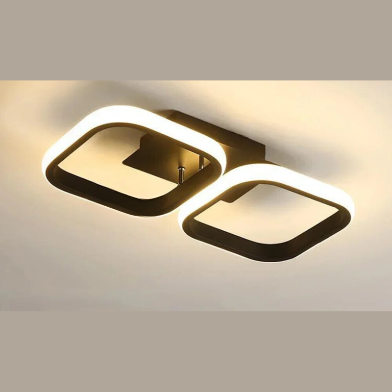 Moderne LED Ring Kroonlås – Minimalistisk Taklampe for Stue og Spiseområde | Skanto