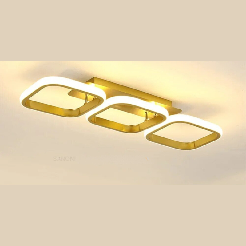 Moderne LED Ring Kroonlås – Minimalistisk Taklampe for Stue og Spiseområde | Skanto