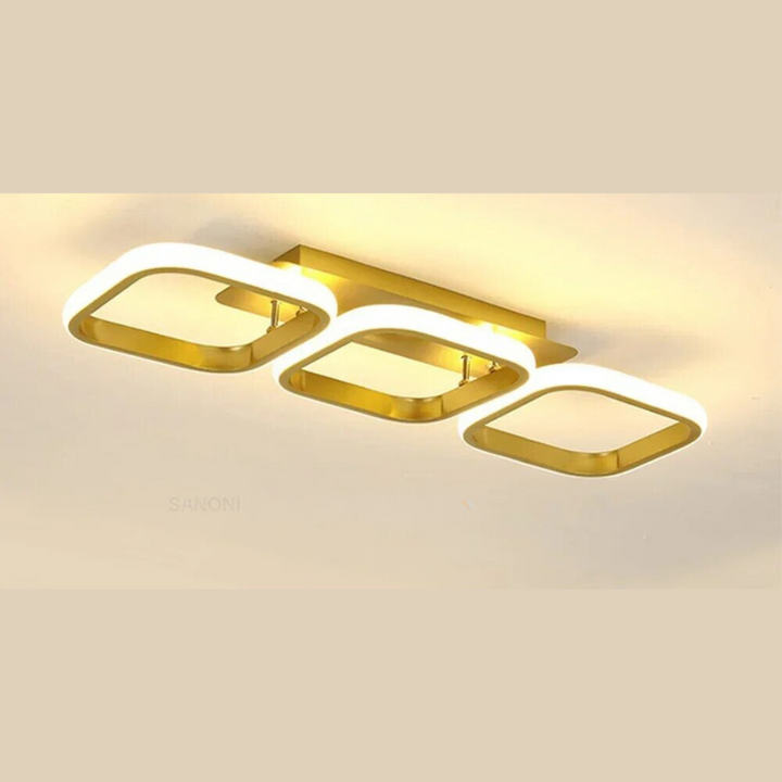 Moderne LED Ring Kroonlås – Minimalistisk Taklampe for Stue og Spiseområde | Skanto