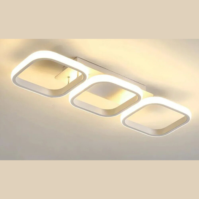 Moderne LED Ring Kroonlås – Minimalistisk Taklampe for Stue og Spiseområde | Skanto