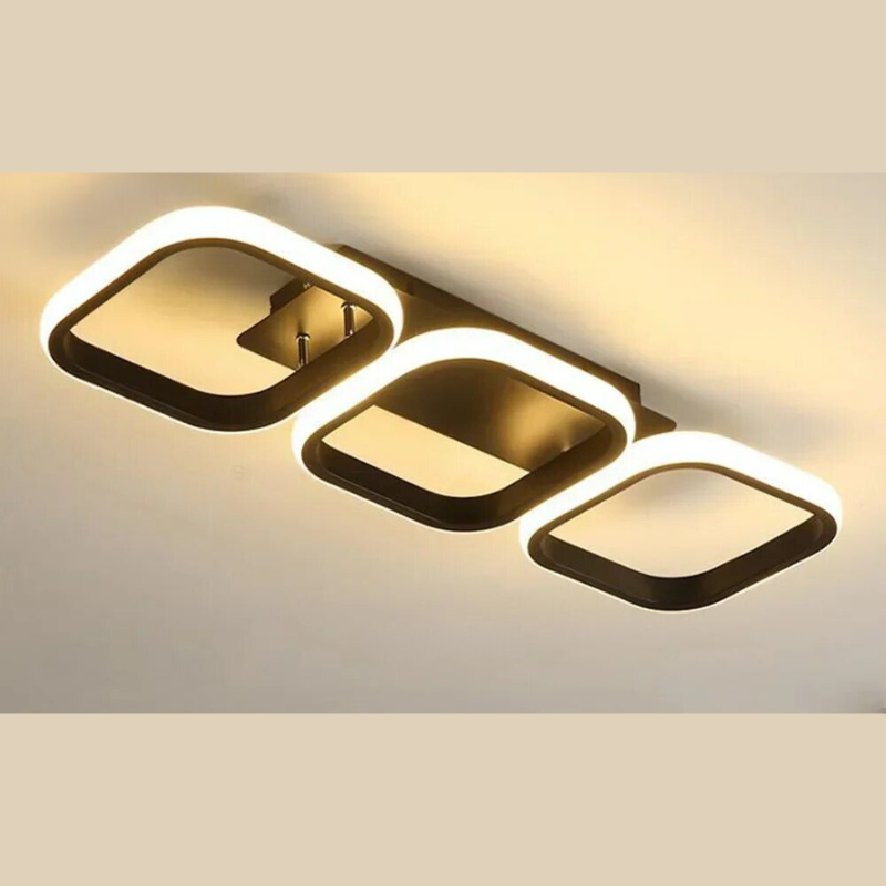Moderne LED Ring Kroonlås – Minimalistisk Taklampe for Stue og Spiseområde | Skanto