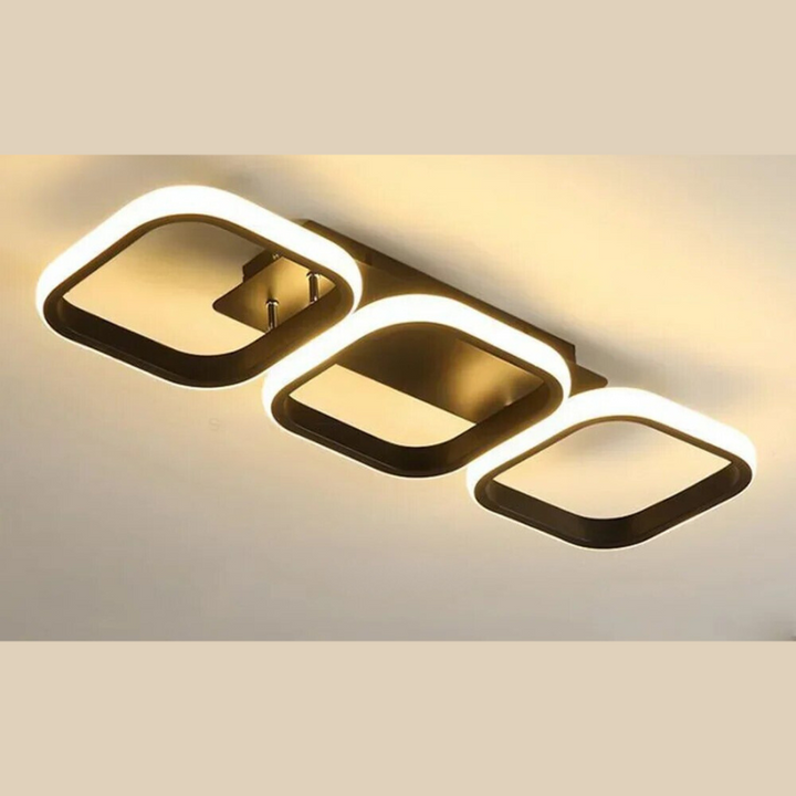 Moderne LED Ring Kroonlås – Minimalistisk Taklampe for Stue og Spiseområde | Skanto