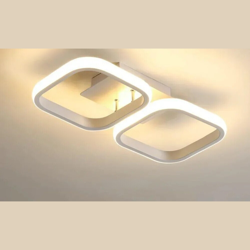 Moderne LED Ring Kroonlås – Minimalistisk Taklampe for Stue og Spiseområde | Skanto