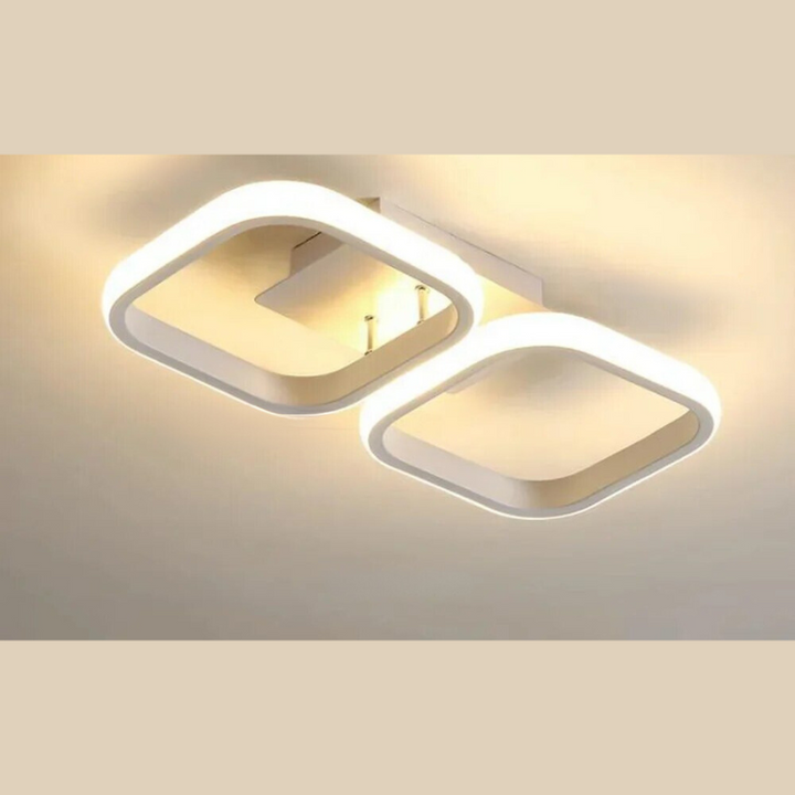 Moderne LED Ring Kroonlås – Minimalistisk Taklampe for Stue og Spiseområde | Skanto