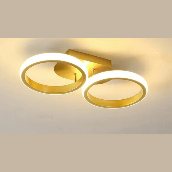 Moderne LED Ring Kroonlås – Minimalistisk Taklampe for Stue og Spiseområde | Skanto