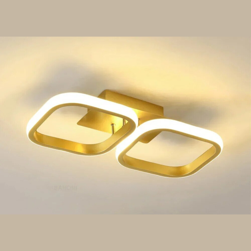 Moderne LED Ring Kroonlås – Minimalistisk Taklampe for Stue og Spiseområde | Skanto