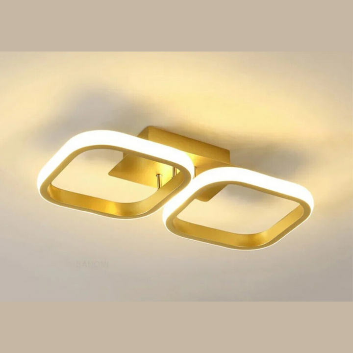 Moderne LED Ring Kroonlås – Minimalistisk Taklampe for Stue og Spiseområde | Skanto