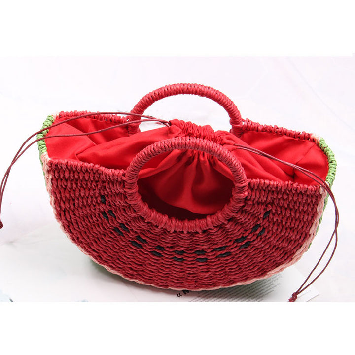 Handmade Basket Bag in Watermelon Design Skanto