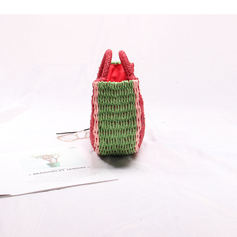 Handmade Basket Bag in Watermelon Design Skanto