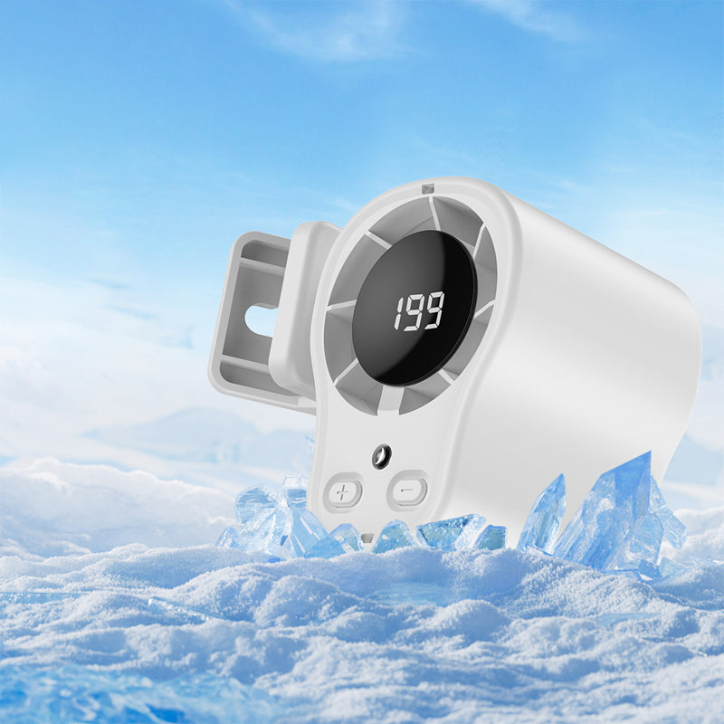 Mini vifte med ventilasjonsklemme for bil og skrivebord | Skanto