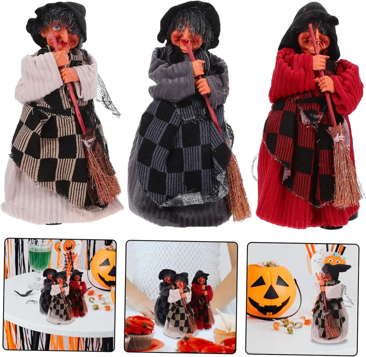 Skanto | Halloween heks dukke statue dekorasjon skrivebord