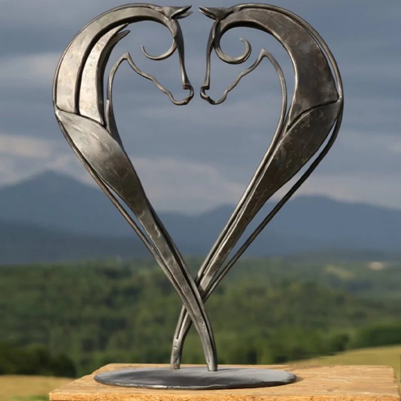 Skanto | Moderne Metall Hest Statue