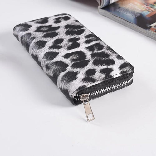Klassisk Leopardprint Lommebok for Kvinner | Skanto