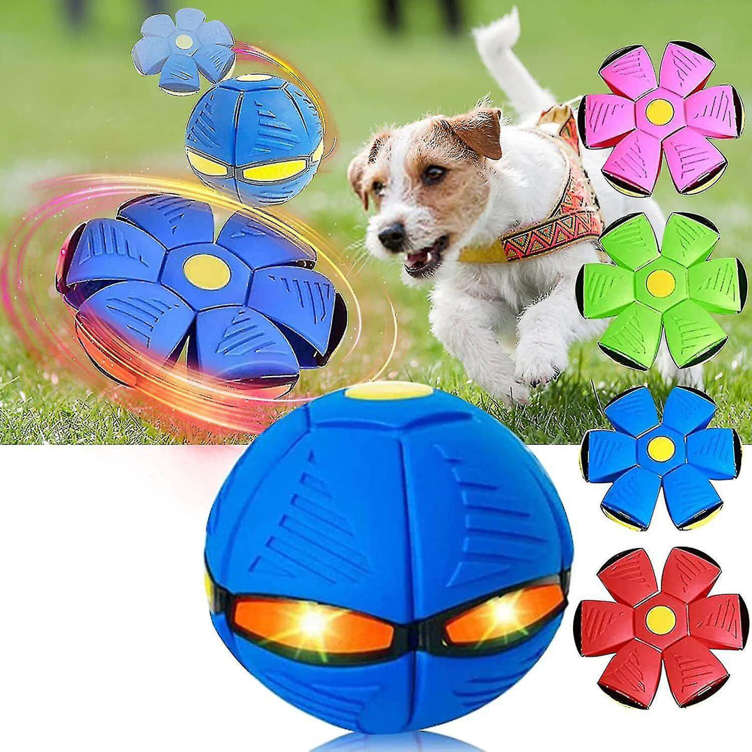 Skanto | Hundelek Interaktiv Gummiflygende Disk Ball