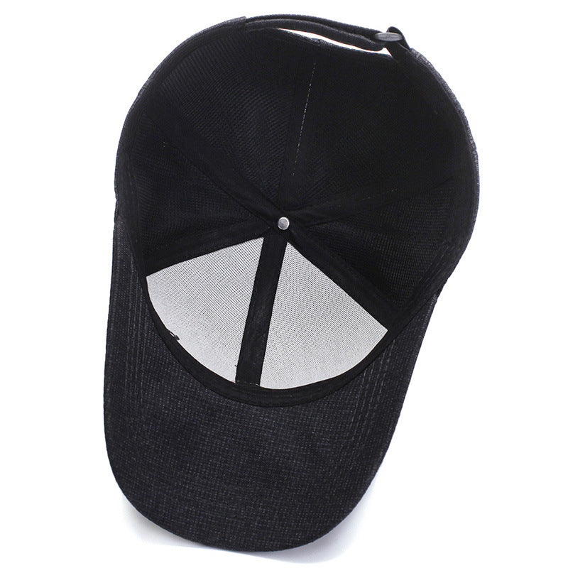 Herre Casual Teksturert Baseball Caps Skanto