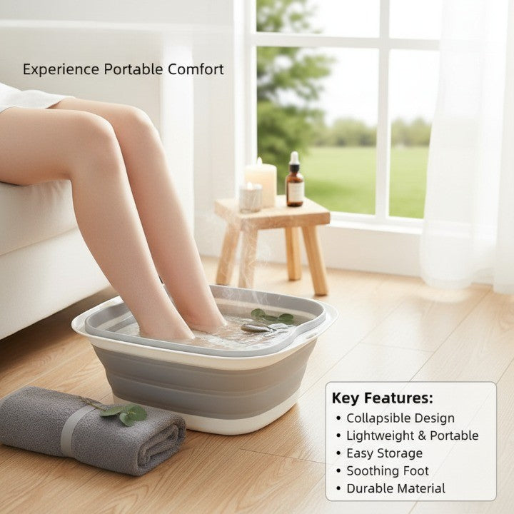 Home Spa Sammenleggbar Fotvaskbøtte | Skanto
