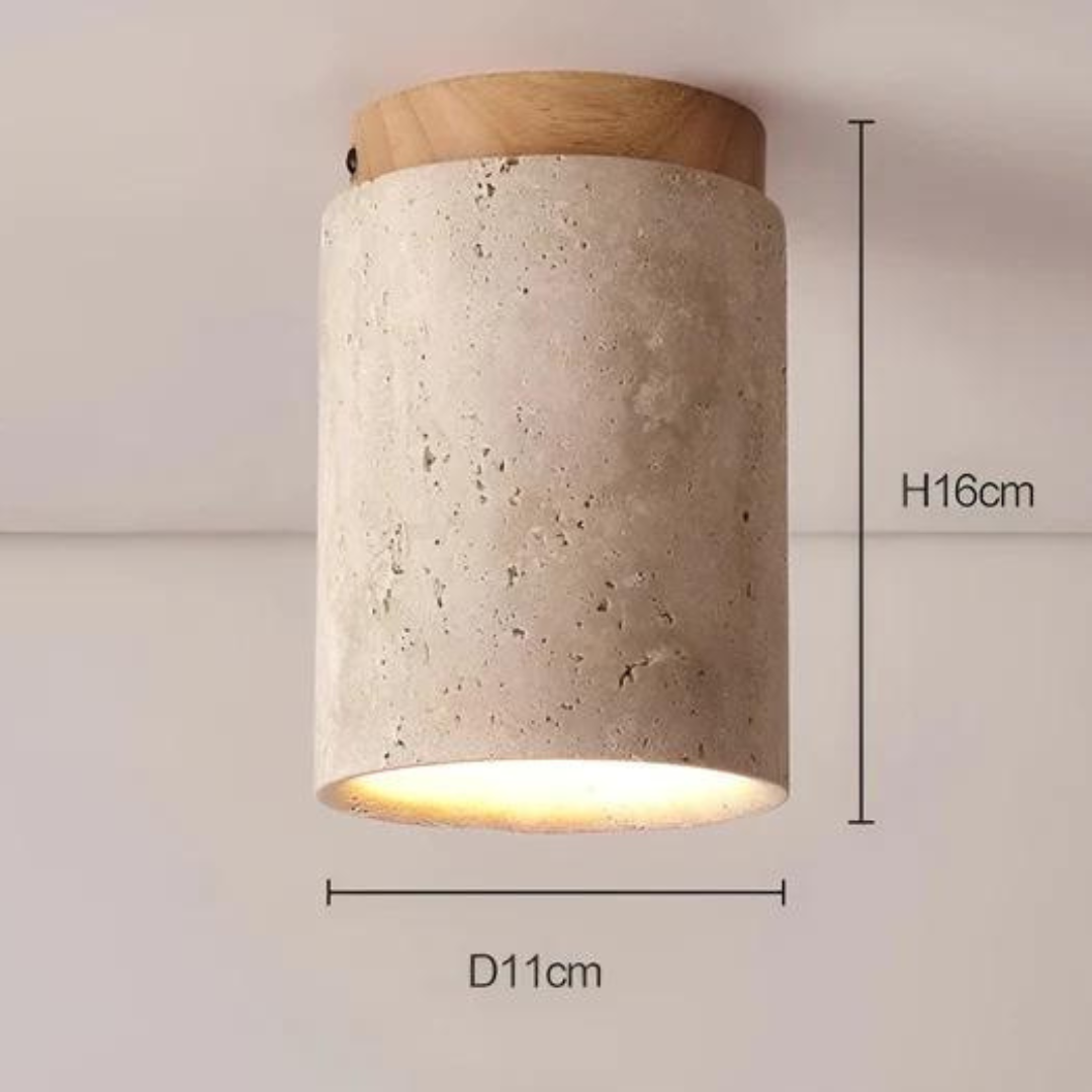 Trendy Round Japanese Style Ceiling Lamp - ZenLight | Skanto