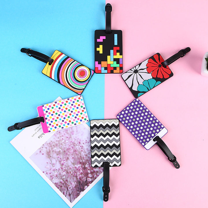 Unisex Fun Dot Pattern Bagasje Tag Skanto