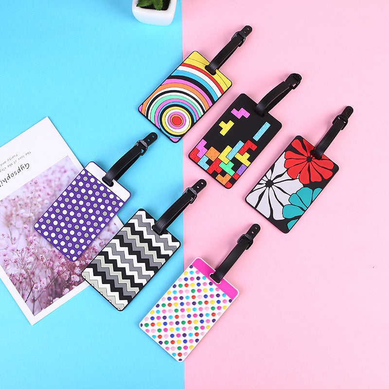 Unisex Fun Dot Pattern Bagasje Tag Skanto