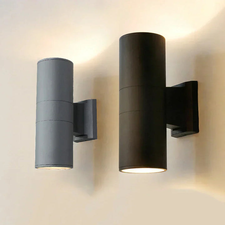 Aluminiums utendørs vegglampe med LED - Moderne belysning for hage og terrasse | Skanto