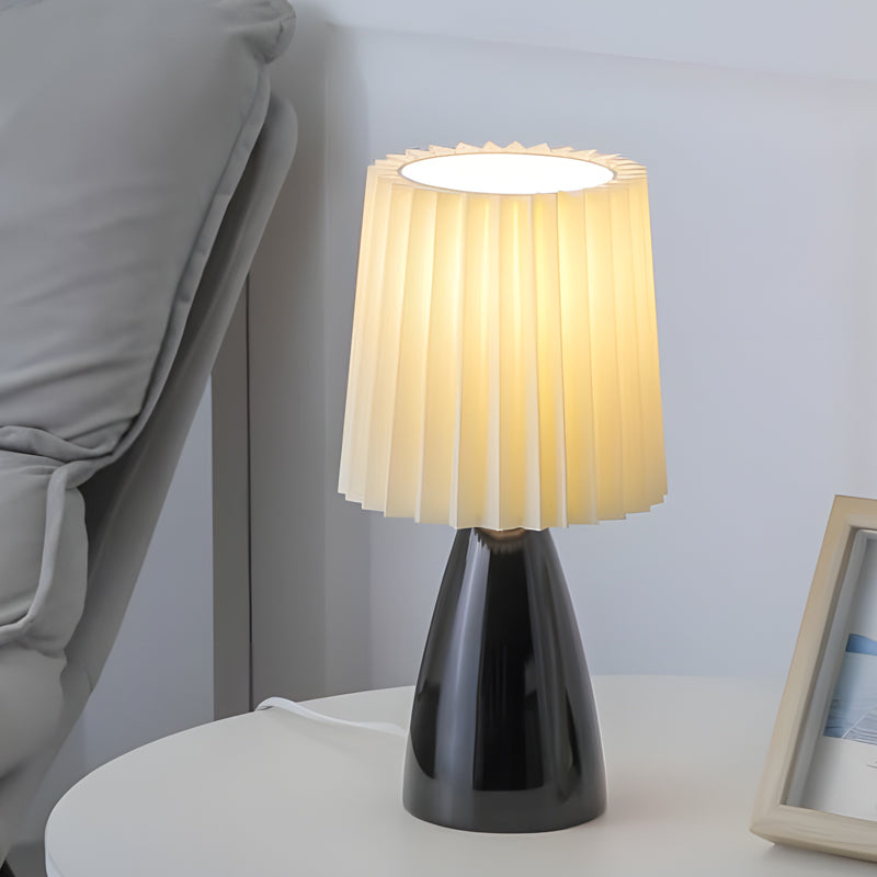 GlasDimm | Elegant USB dimbar bordlampe med glassbase | Skanto